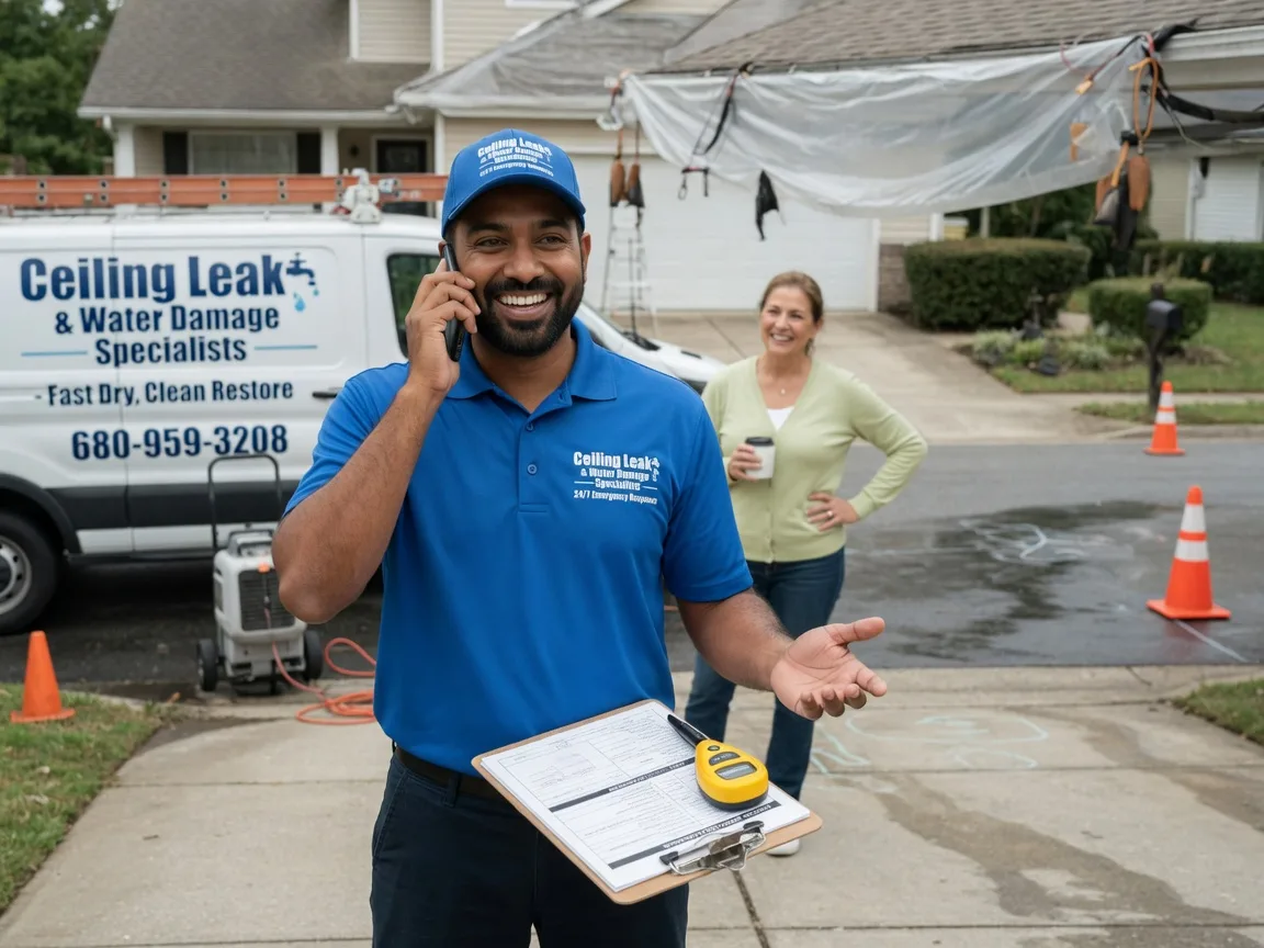 Ceiling Leak Cleanup New Bremen, OH FAQs